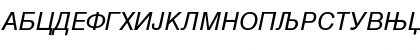 HelveticaCir Italic Font