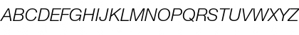 HelveticaNeue Italic Font