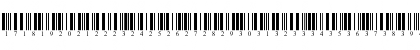 Interleaved 2of5 Regular Font