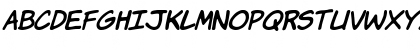 Komika Hand Italic Font