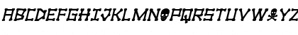 xBONES Bold Italic Bold Italic Font