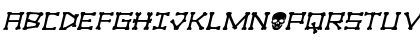 xBONES Expanded Italic Expanded Italic Font