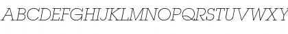 L850-Slab-Light Italic Font