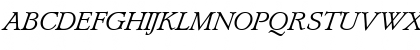 L890-Roman Italic Font