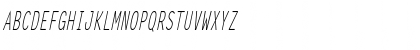 Lechter Thin Italic Font