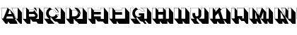 LetterBuildingsTHREE Regular Font