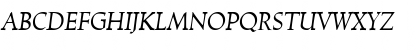 LinotypeTrajanus Italic Font