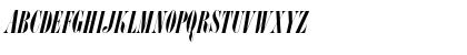 LSC Condensed Italic Font
