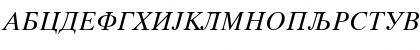 Mak_TimesIM Italic Font