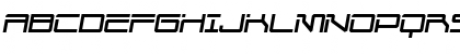 MechwarRegular Oblique Regular Font