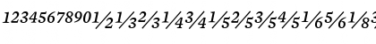 Mercury Numeric G3 Italic Font