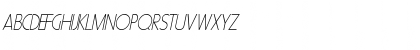 Metro-Condensed Italic Font