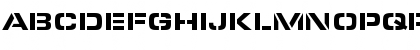 MicroStencil-Black Regular Font