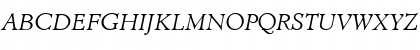 MinisterTLig Italic Font