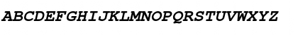 NimbusMonL Bold Oblique Font