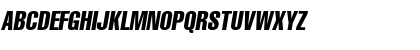 AGLettericaCompressed Oblique Font