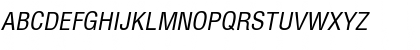 AGLettericaCondensed Oblique Font