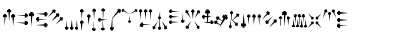 Alphabet of Daggers Regular Font