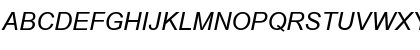 Arial Italic Font