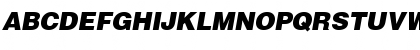 Helvetica-BlackItalic Regular Font