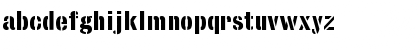 StencilSans fed Font