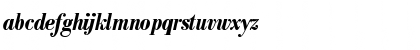 Bodoni BE Medium Condensed Italic Font