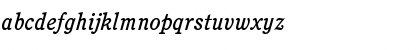 ITC Cushing Medium Italic Font