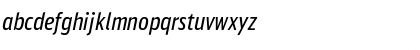 DB Sans Comp Altern Regular Italic Font