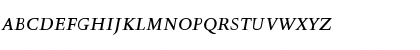 DTL Romulus T Caps Italic Font