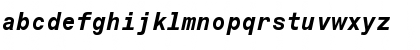 Monospace 821 Bold Italic Font