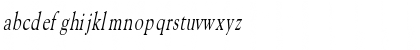 CarnegieCondensed Italic Font