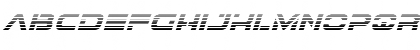 7th Service Gradient Italic Italic Font