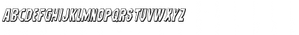 Hitchblock 3D Italic Italic Font
