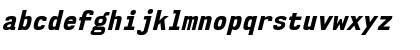 NK57 Monospace Semi-Condensed ExtraBold Italic Font