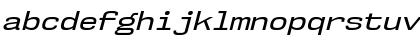 NK57 Monospace Semi-Expanded Italic Font