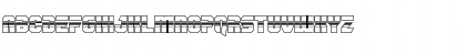 OmegaForce Halftone 3D Regular Font