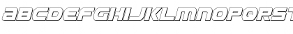 Ozda 3D Italic Italic Font