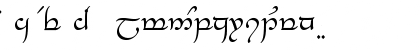 Tengwar-Elesil Normal Font