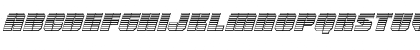 Warp Thruster Chrome Italic Italic Font