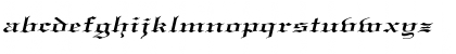 CertificateExtended Italic Font