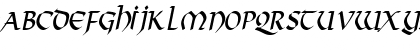 Valhalla Condensed Italic Font