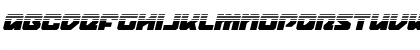 Legacy Cyborg Halftone Italic Regular Font