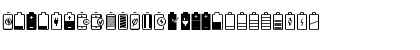 Battery Icons Regular Font