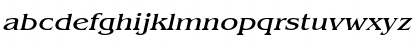Bangle-Extended Italic Font