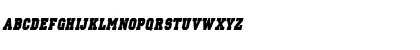 Princeton Solid-Condensed Italic Font