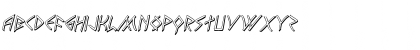 Rune Slasher 3D Italic Italic Font