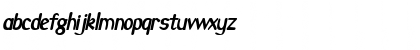 Savoy-Condensed Bold Italic Font