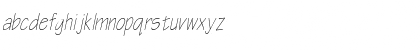 Tek-Condensed Italic Font