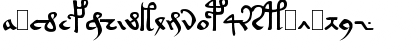 Voynich EVA Hand A Normal Font