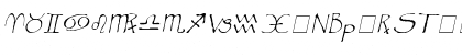 Widget Italic Font